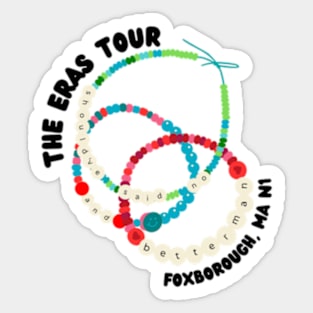 Foxborough Eras Tour N1 Sticker